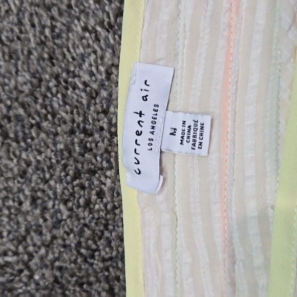 Anthropologie Current Air Women Boatneck flutter Ruffle Sleeve Dress sz M - Picture 7 of 9